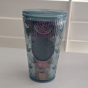 Starbucks 2022 Mermaid Iridescent 16 Oz Tumbler Straw Not Included